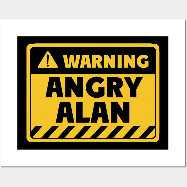 Angry Alan Wall Art by EriEri